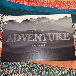 Life Is An Adventure canvas